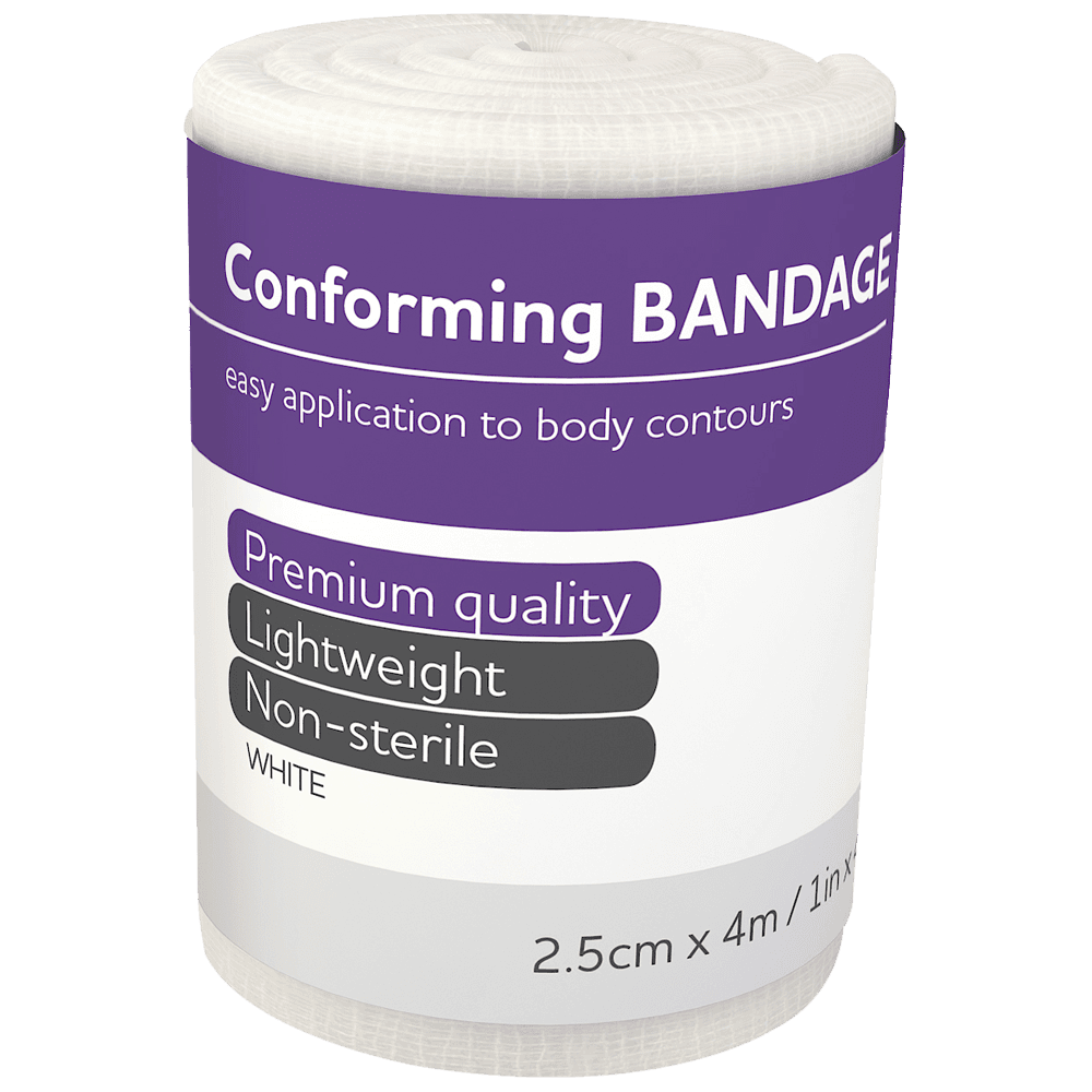 Aero Healthcare AEROFORM Conforming Bandage 2.5cm x 4M Wrap/12