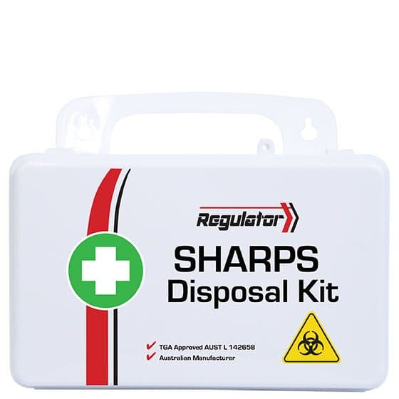 Aero Healthcare REGULATOR Sharps Disposal Kit 21 x 7.5 x 13cm
