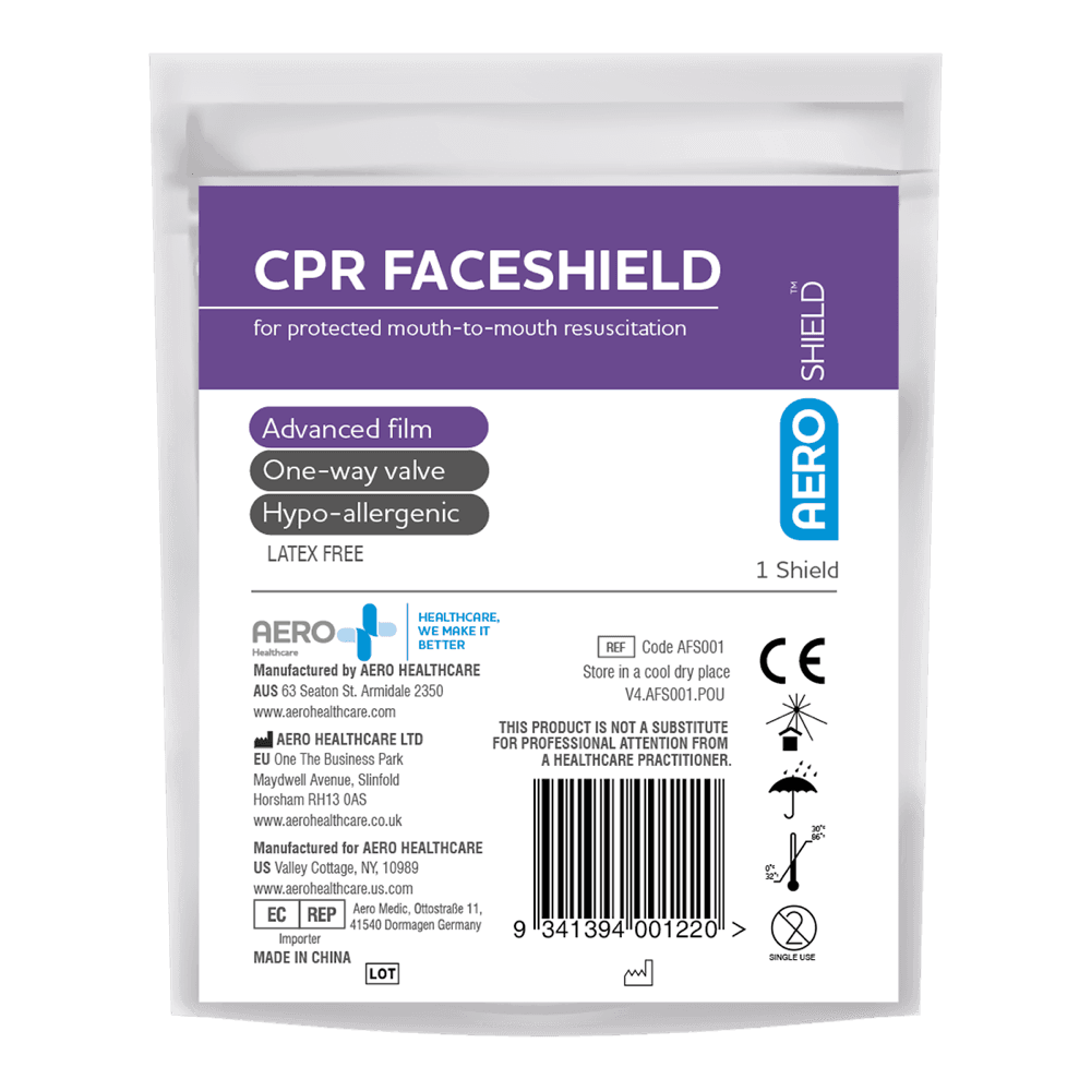 Aero Healthcare AEROSHIELD Disposable Face Shield with one-way valve_0