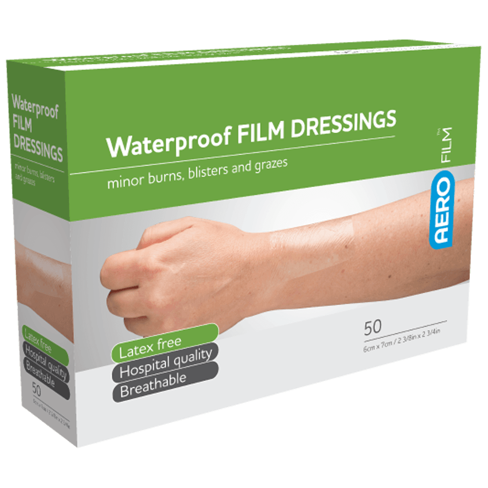 Aero Healthcare AEROFILM Waterproof Film Dressing 6 x 7cm  Box/50_0