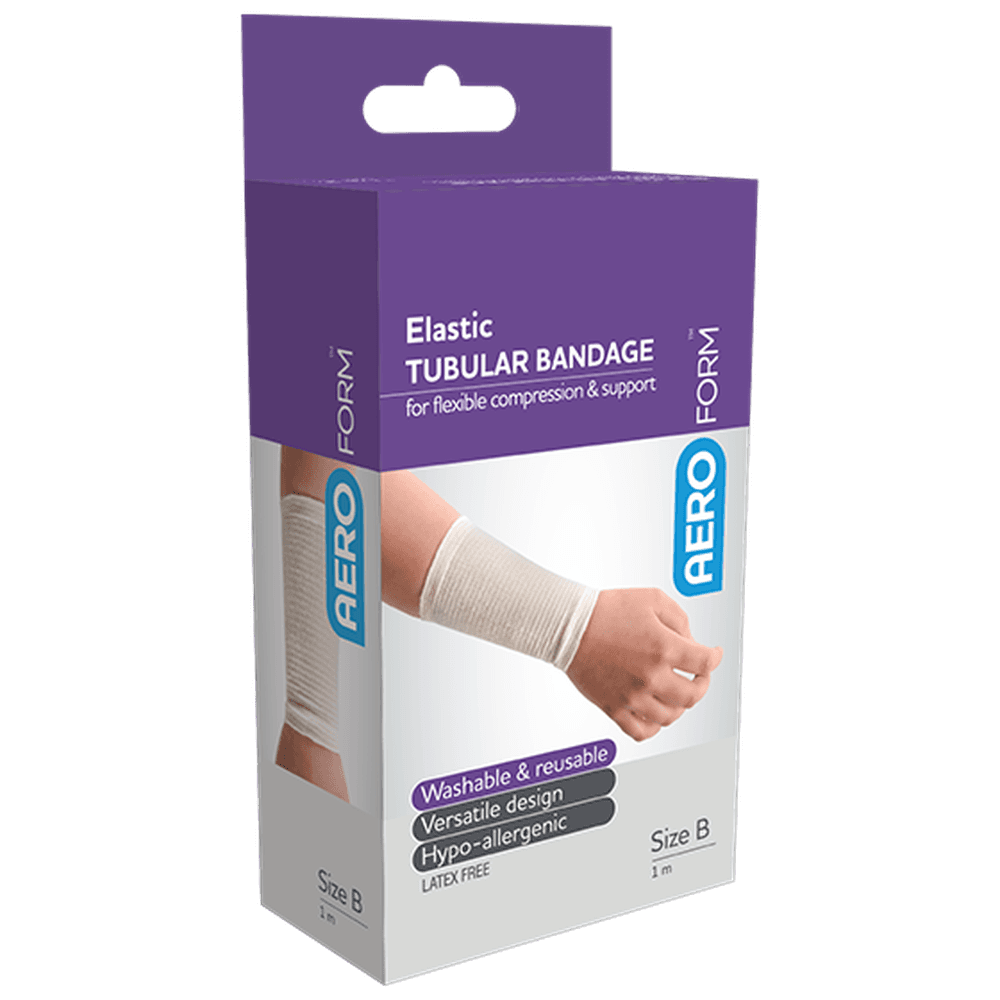 Aero Healthcare AEROFORM Size B Small Limbs Elastic Tubular Bandage 6.5cm x 1M