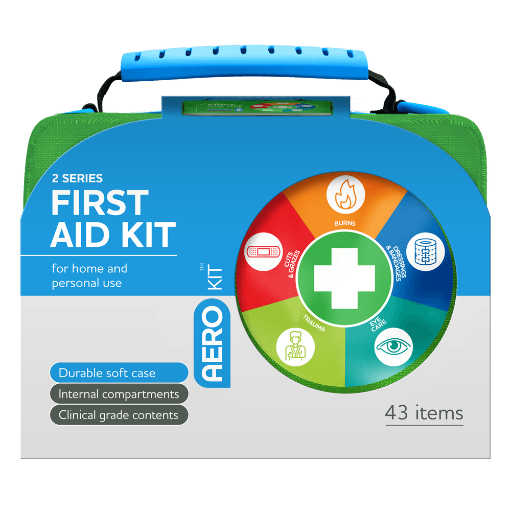 Aero Healthcare AEROKIT 2 Series First Aid Kit Softpack Green