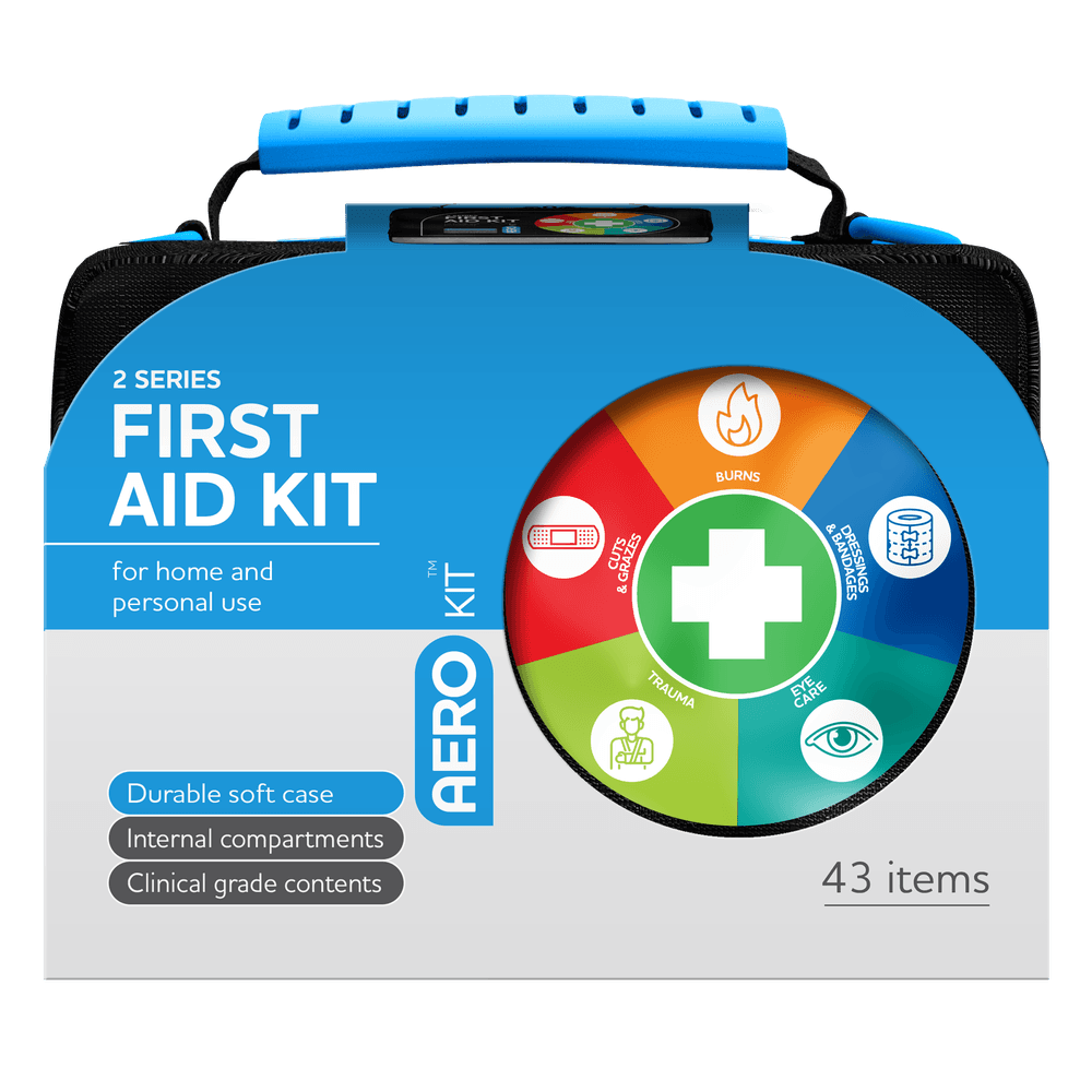 Aero Healthcare AEROKIT 2 Series First Aid Kit Softpack Black