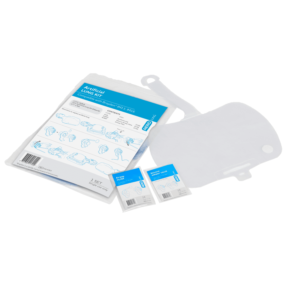 Aero Healthcare AEROLUNG Brayden Lung, Filter &amp; Valve Kit Pack / 24