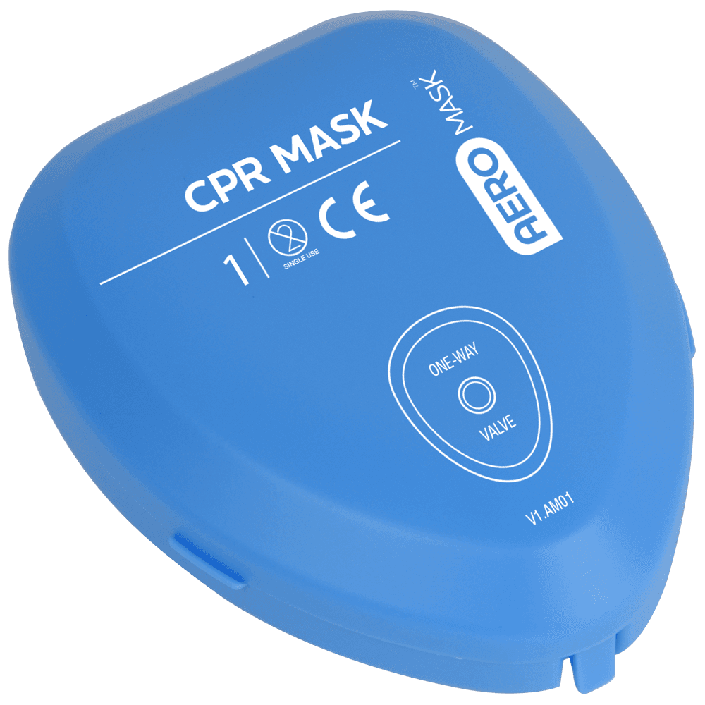 Aero Healthcare AEROMASK CPR Mask in hard cover