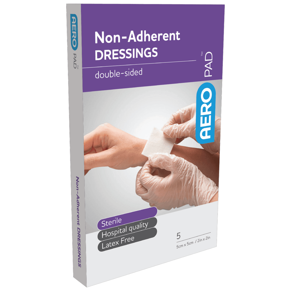 Aero Healthcare AEROPAD Non-Adherent Dressing 5 x 5cm Box/5