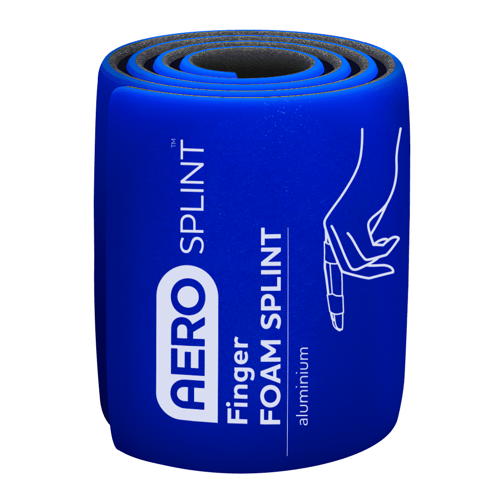 Aero Healthcare AEROSPLINT Finger Aluminium Foam Splint 9.5 x 4.5cm