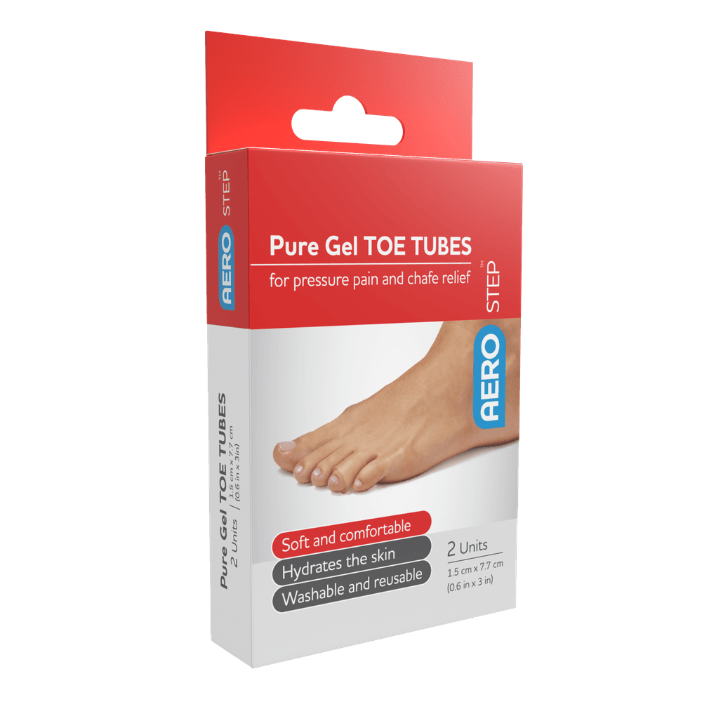 Aero Healthcare AeroStep Pure Gel Toe Tube 2pk_0