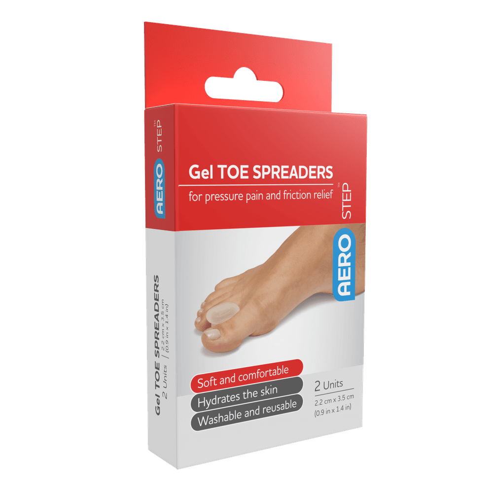 Aero Healthcare AEROSTEP Gel Toe Spreader 22 x 35mm Box/2_0