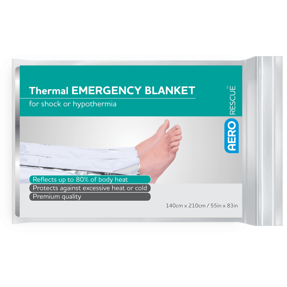 Aero Healthcare AERORESCUE Thermal Blanket 140 x 210cm Bag / 100