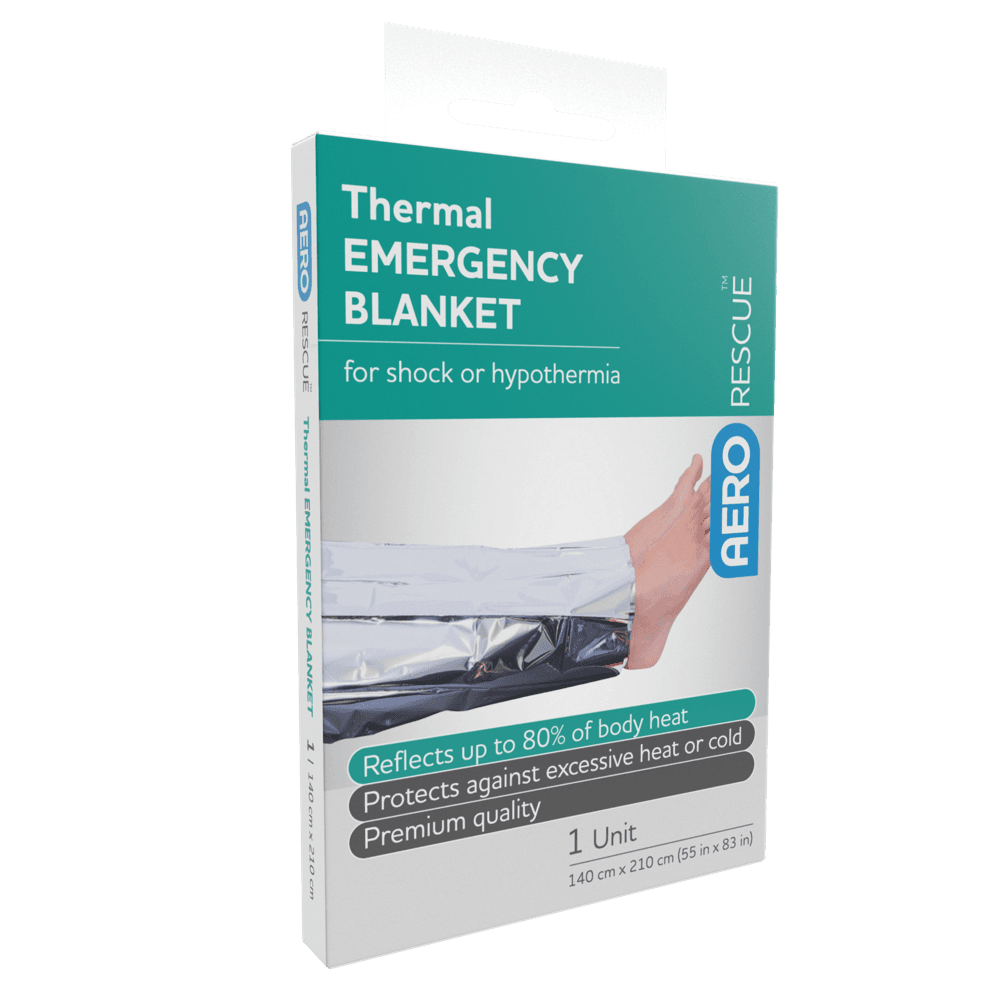 Aero Healthcare AERORESCUE Thermal Blanket 140 x 210cm Box/1