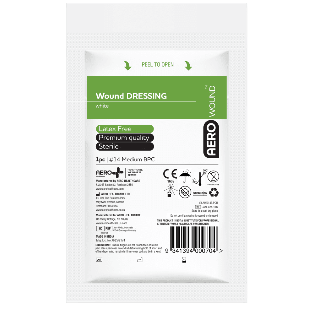 Aero Healthcare AEROWOUND #14 Wound Dressing 12 x 12cm Bag/12