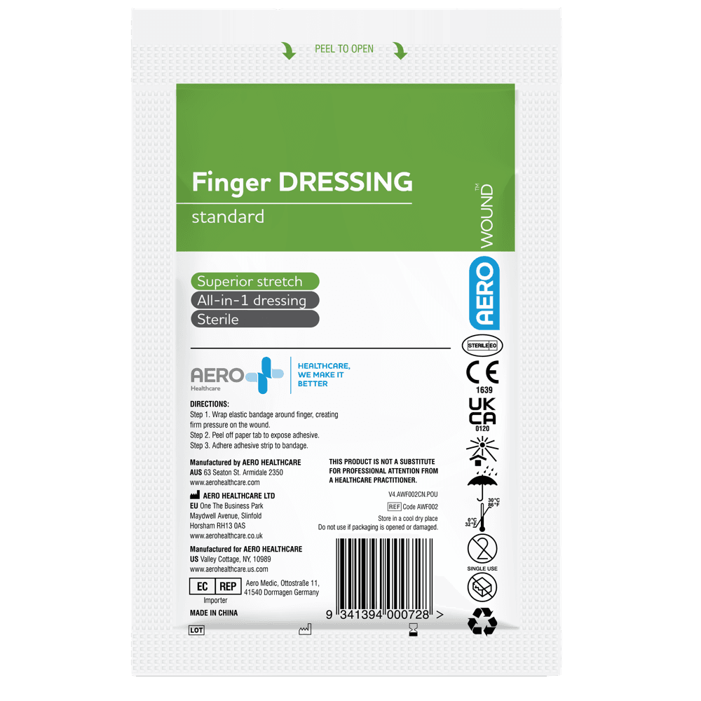 Aero Healthcare AEROWOUND Finger Dressing Bag/50