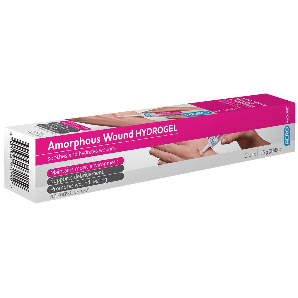 Aero Healthcare AEROWOUND Amorphous Wound Hydrogel Tube 25g