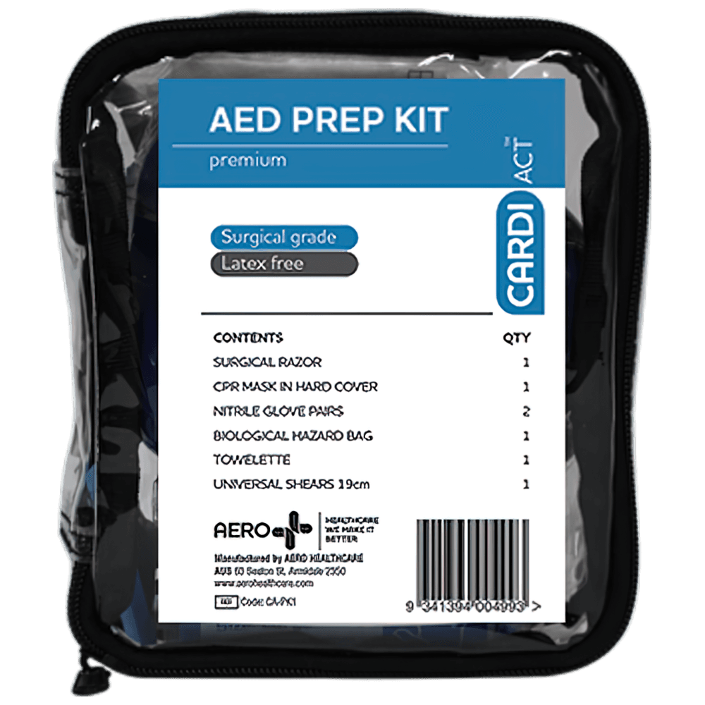 Aero Healthcare CARDIACT AED Premium Prep Kit 14 x 16 x 6cm