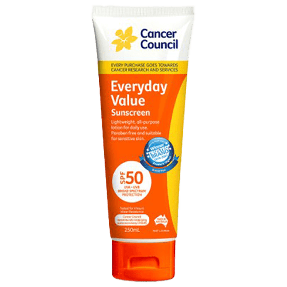 Aero Healthcare CANCER COUNCIL SPF50 Everyday Value Sunscreen Tube 250mL_0