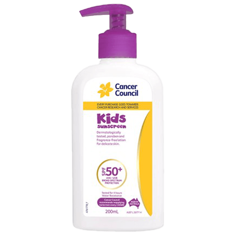 Aero Healthcare CANCER COUNCIL SPF50+ Kids Sunscreen Pump 200mL_0