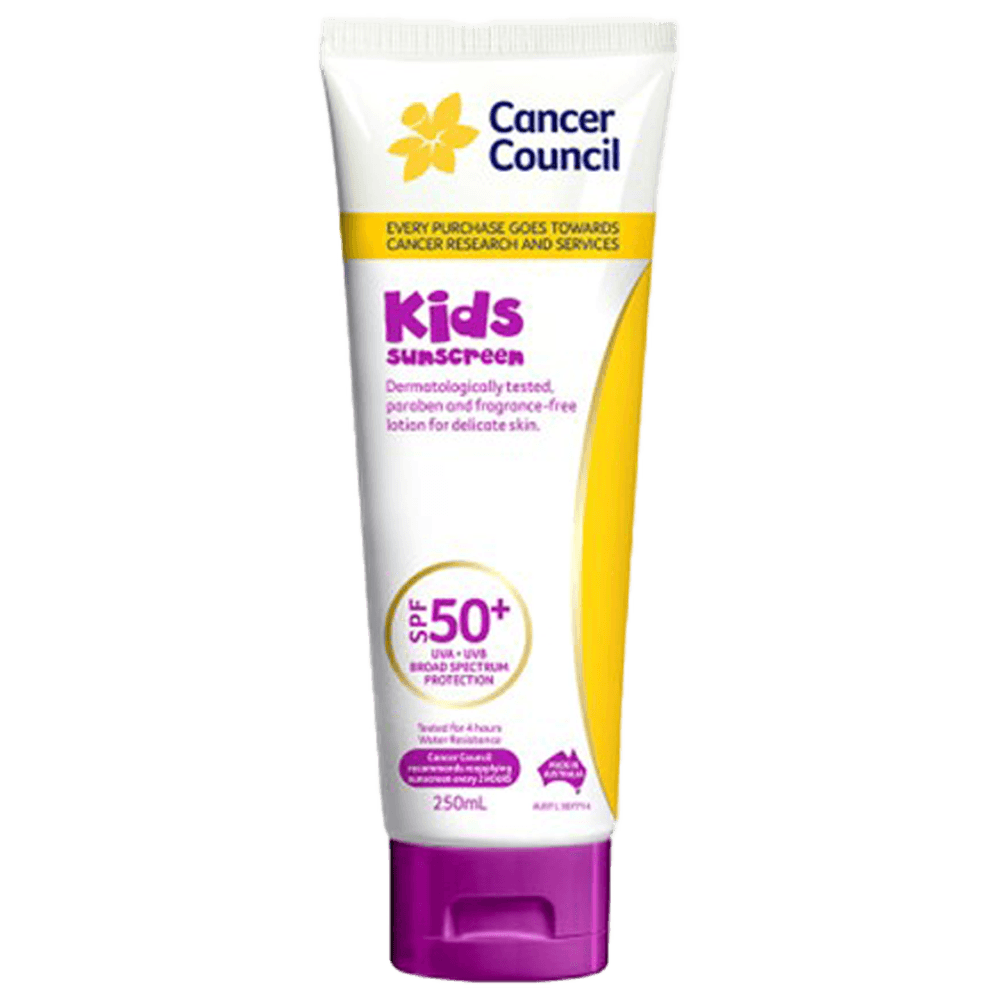 Aero Healthcare CANCER COUNCIL SPF50+ Kids Sunscreen Tube 250mL