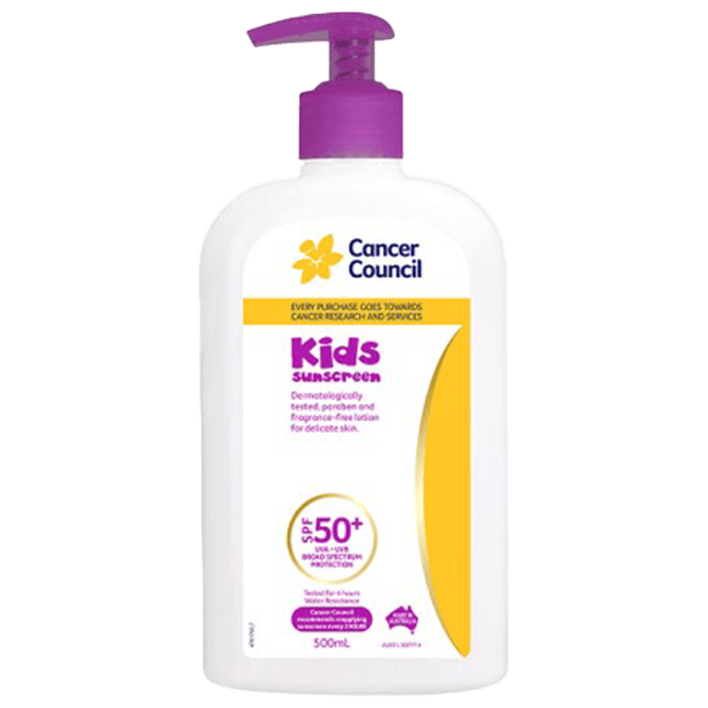 Aero Healthcare CANCER COUNCIL SPF50+ Kids Sunscreen Pump 500mL_0