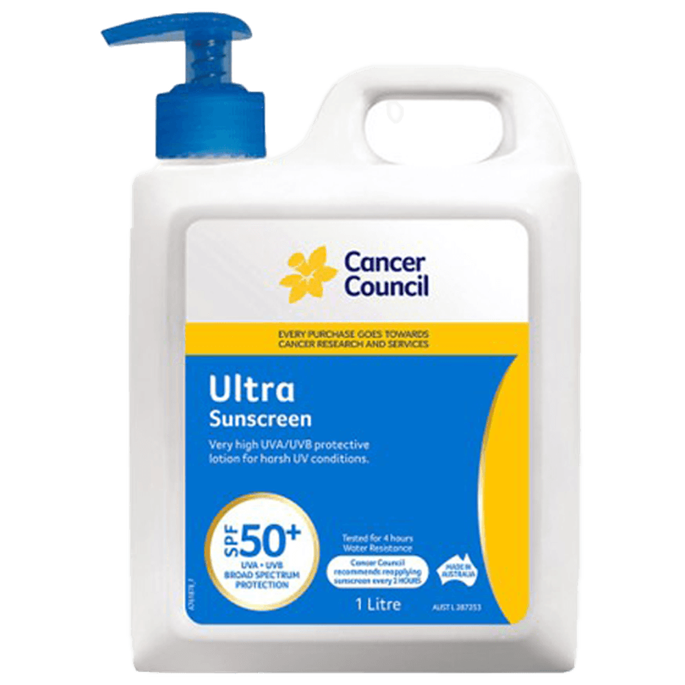 Aero Healthcare CANCER COUNCIL SPF50+ Ultra Sunscreen Pump 1L_0