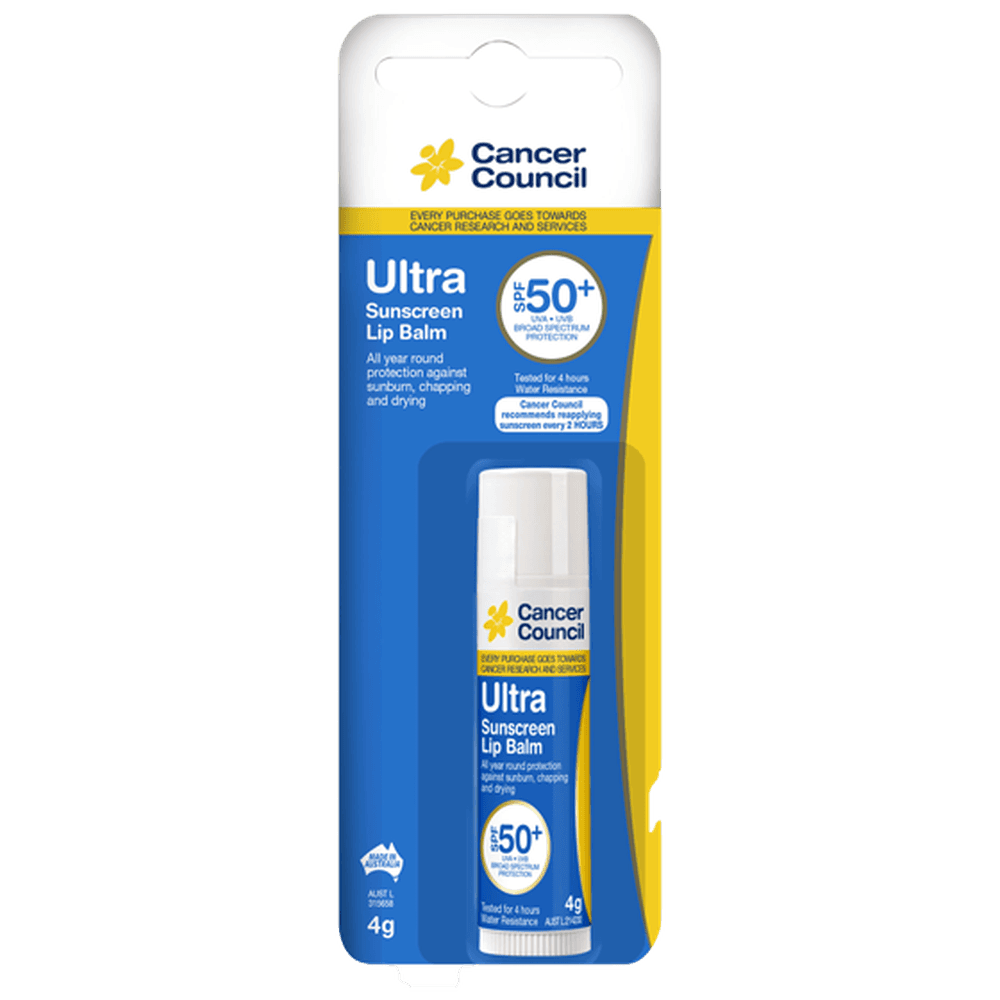 Aero Healthcare CANCER COUNCIL SPF50+ Ultra Lip Balm 4g_0