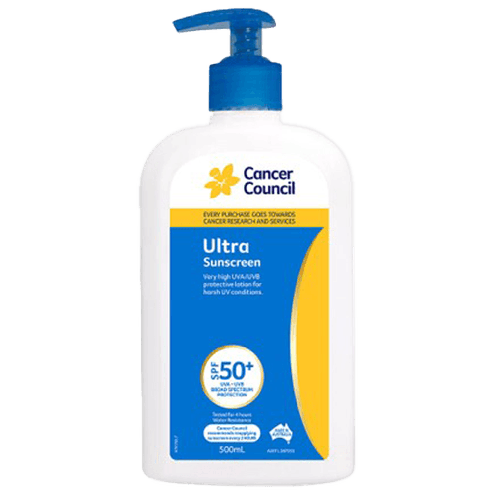 Aero Healthcare CANCER COUNCIL SPF50+ Ultra Sunscreen Pump 500mL_0