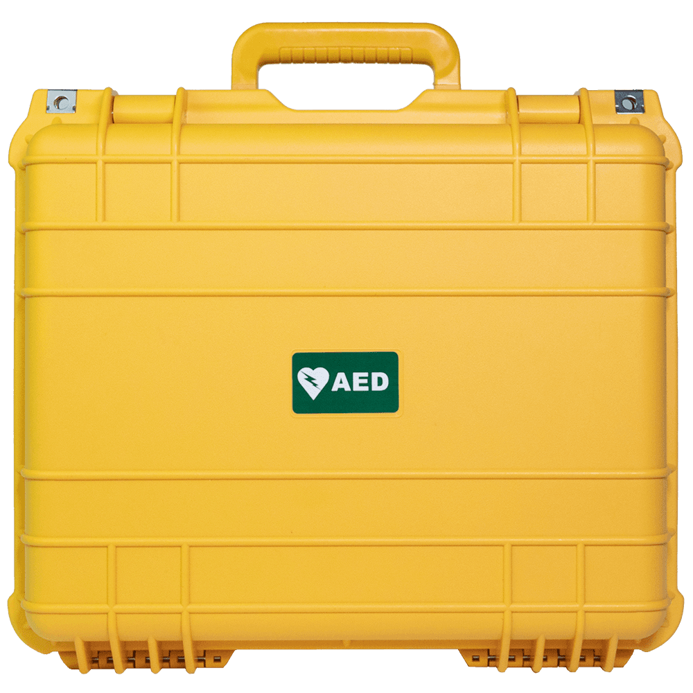 Aero Healthcare CARDIACT Large Waterproof Tough AED Case  43 x 38 x 15.4cm (Yellow)