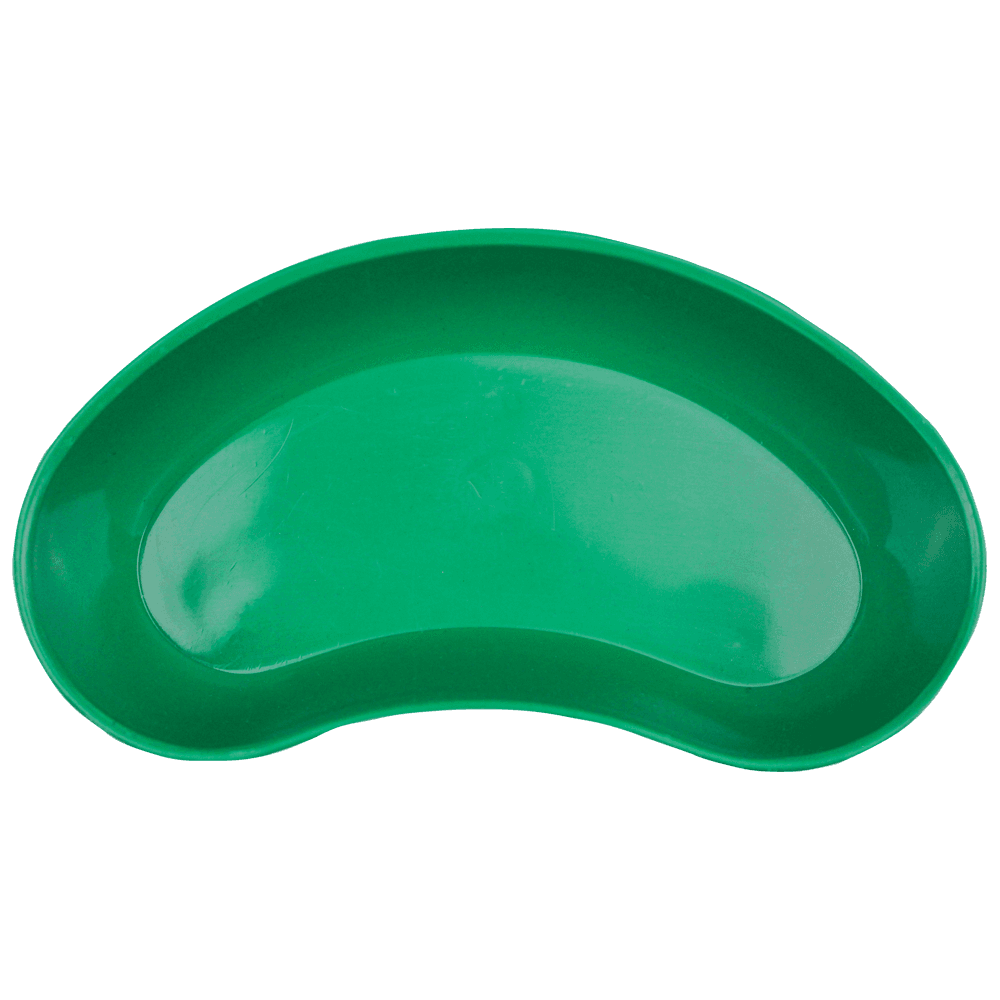 Aero Healthcare Disposable Green Plastic Kidney Dish 200mL_0