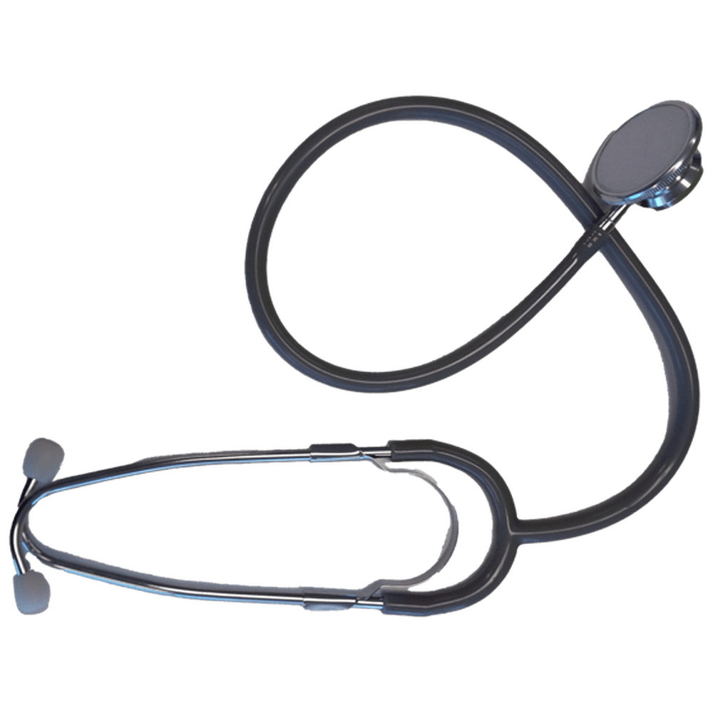 Aero Healthcare Stethoscope Dual Head Economy Black