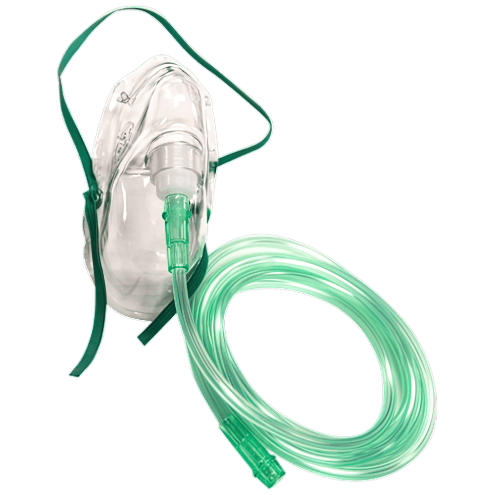 Aero Healthcare Oxygen Therapy Mask with 2M Tubing - Adult