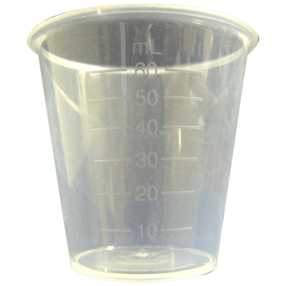 Aero Healthcare Plastic Portion Cup 60ml