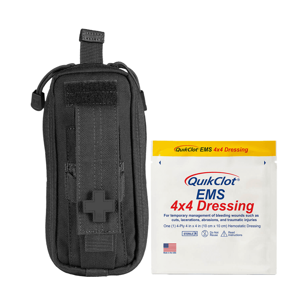 Aero Healthcare RAPIDSTOP Bleeding Control Kits - Small, Tactical Pouch - EMS Dressing