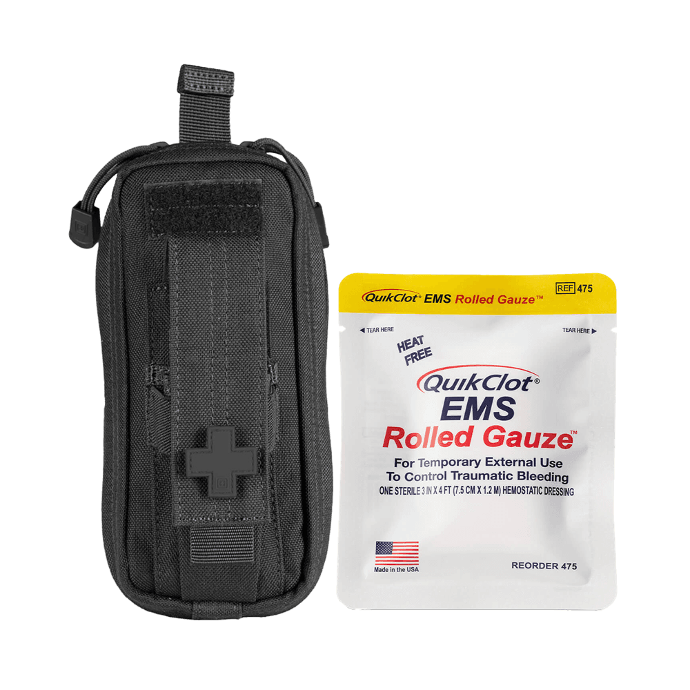 Aero Healthcare RAPIDSTOP Bleeding Control Kits - Small, Tactical Pouch - EMS Roll