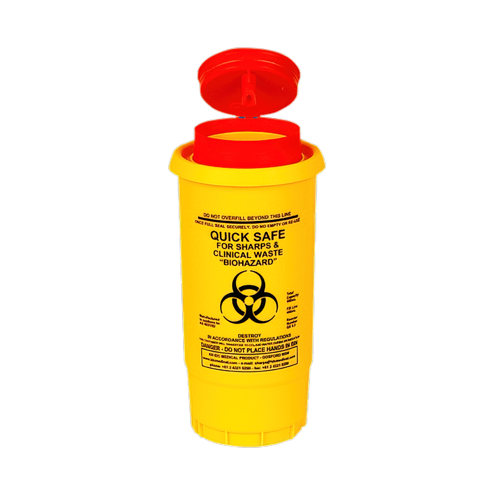 Aero Healthcare AEROHAZARD Sharps Disposal Container 500mL_0