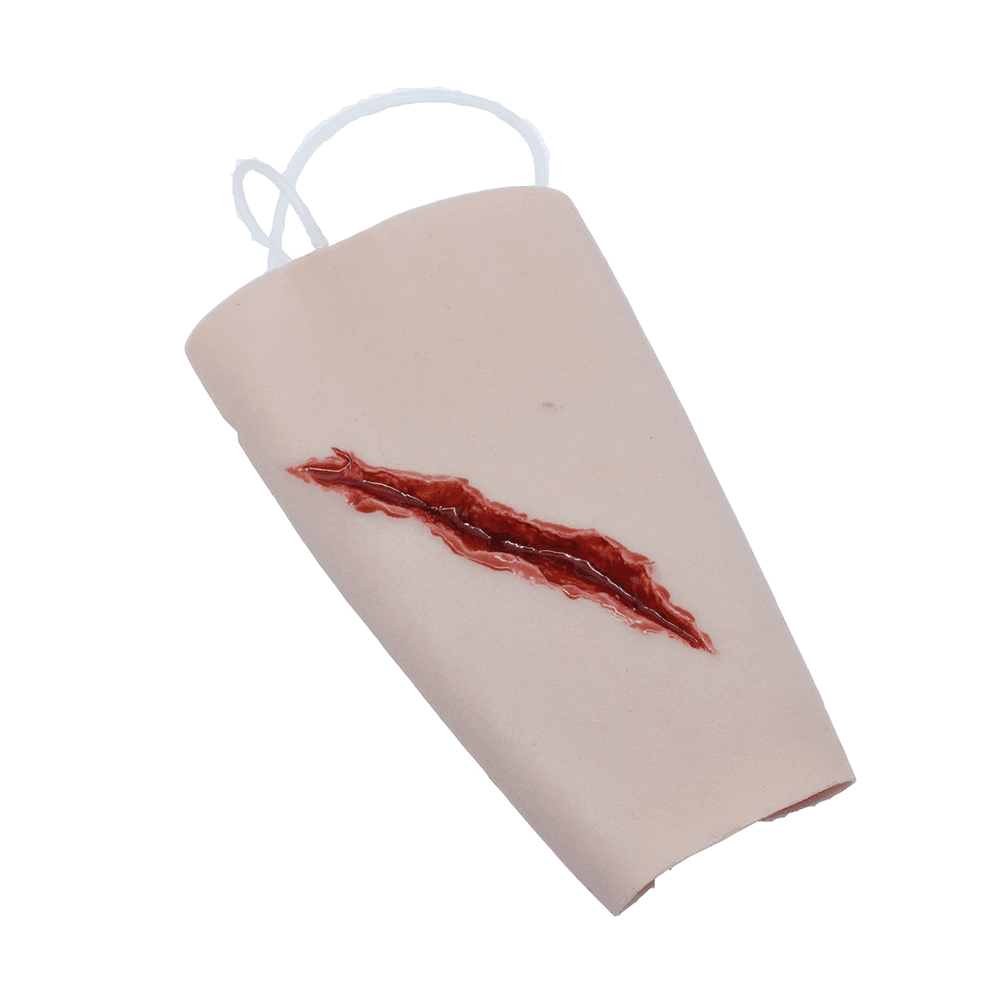 Aero Healthcare TRAUMASIM Wearable Jagged Laceration - Forearm - w/ Bleeding Capacity_0