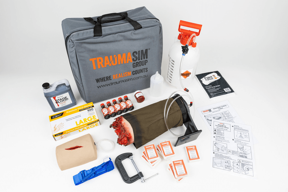 Aero Healthcare TRAUMASIM Bleed Control Trainer Kit - Leg