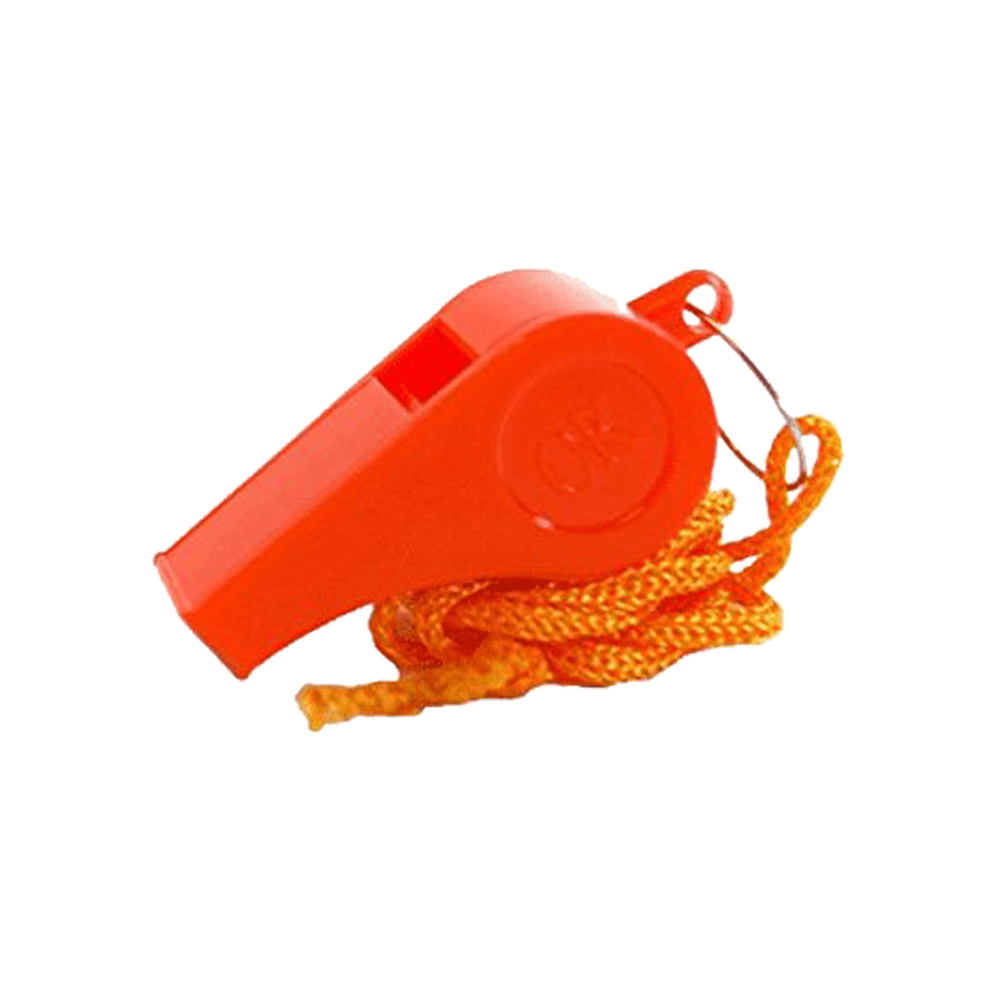 Aero Healthcare AEROSUPPLIES Orange Plastic Whistle