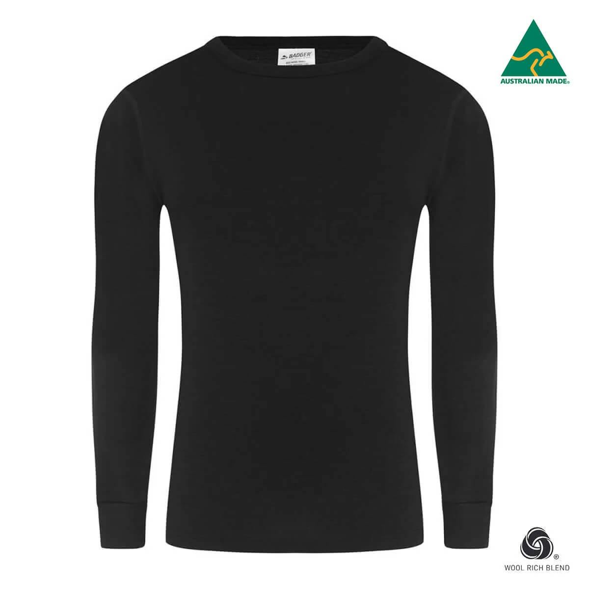 Badger Wool Blend Thermal Base Layer - Long Sleeve Top_3