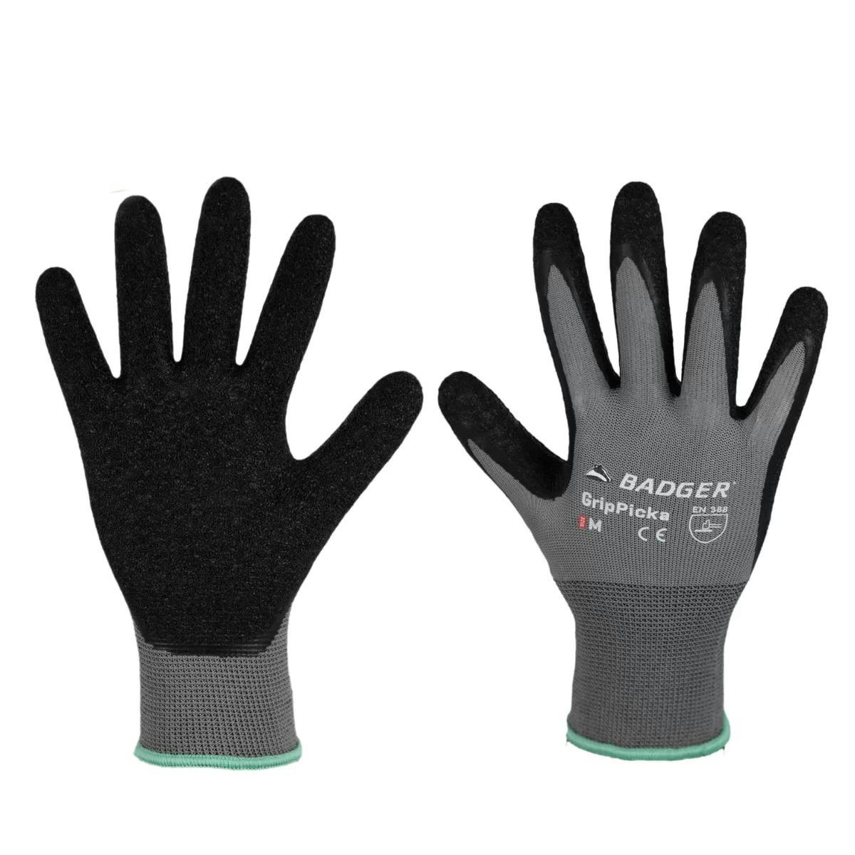 Badger GripPicka Latex Glove/Pack12_3