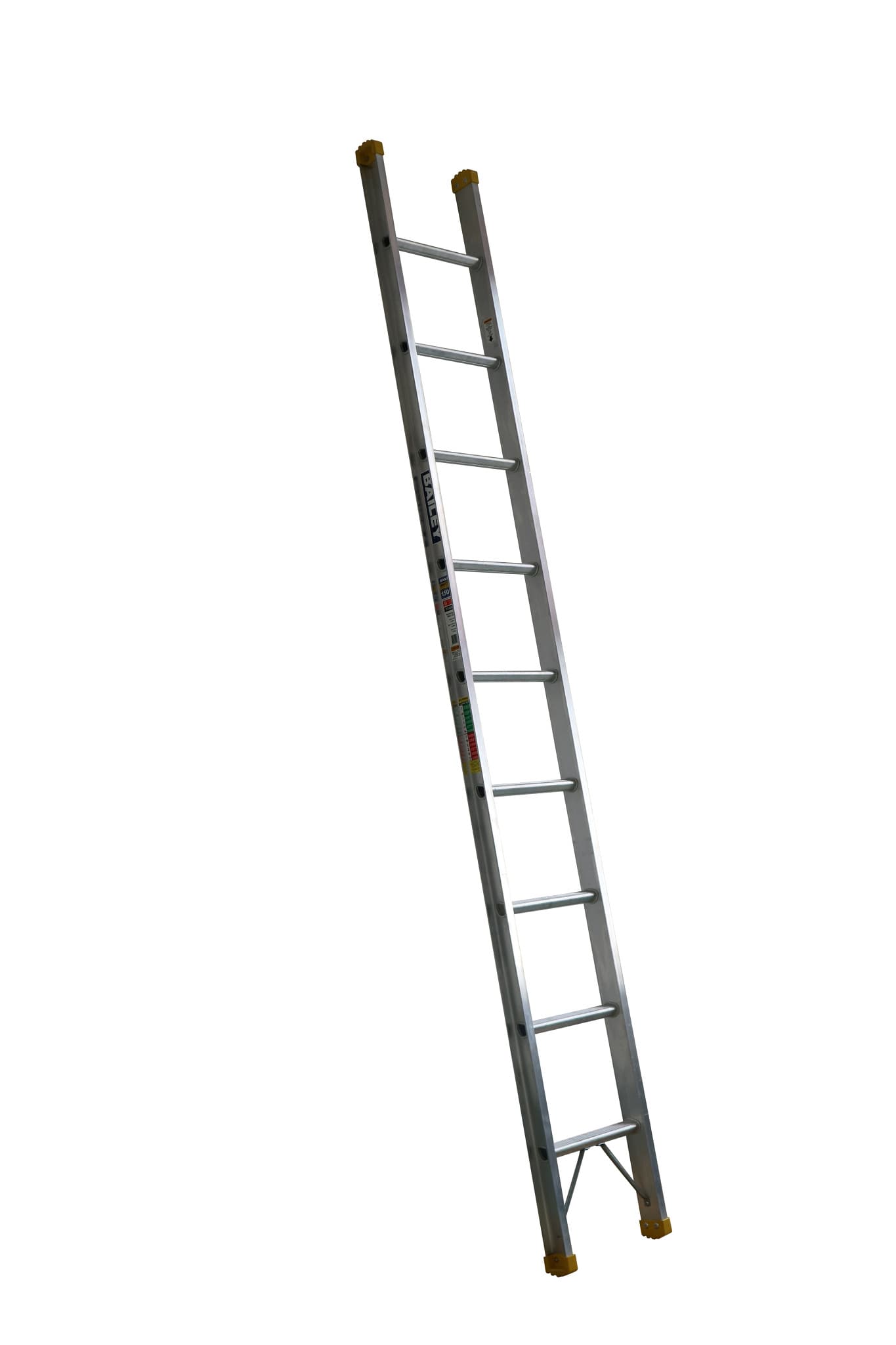 Bailey Ladders Pro Aluminium Single 9 150kg Industrial Punchlock - 3.0m