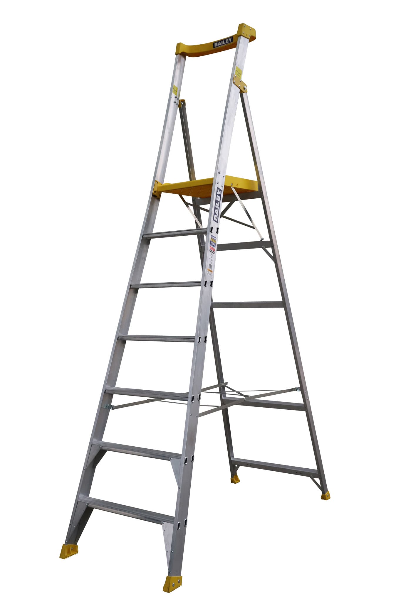 Bailey Ladders Pro Aluminium PFS7 170kg Industrial Punchlock - 2.1m