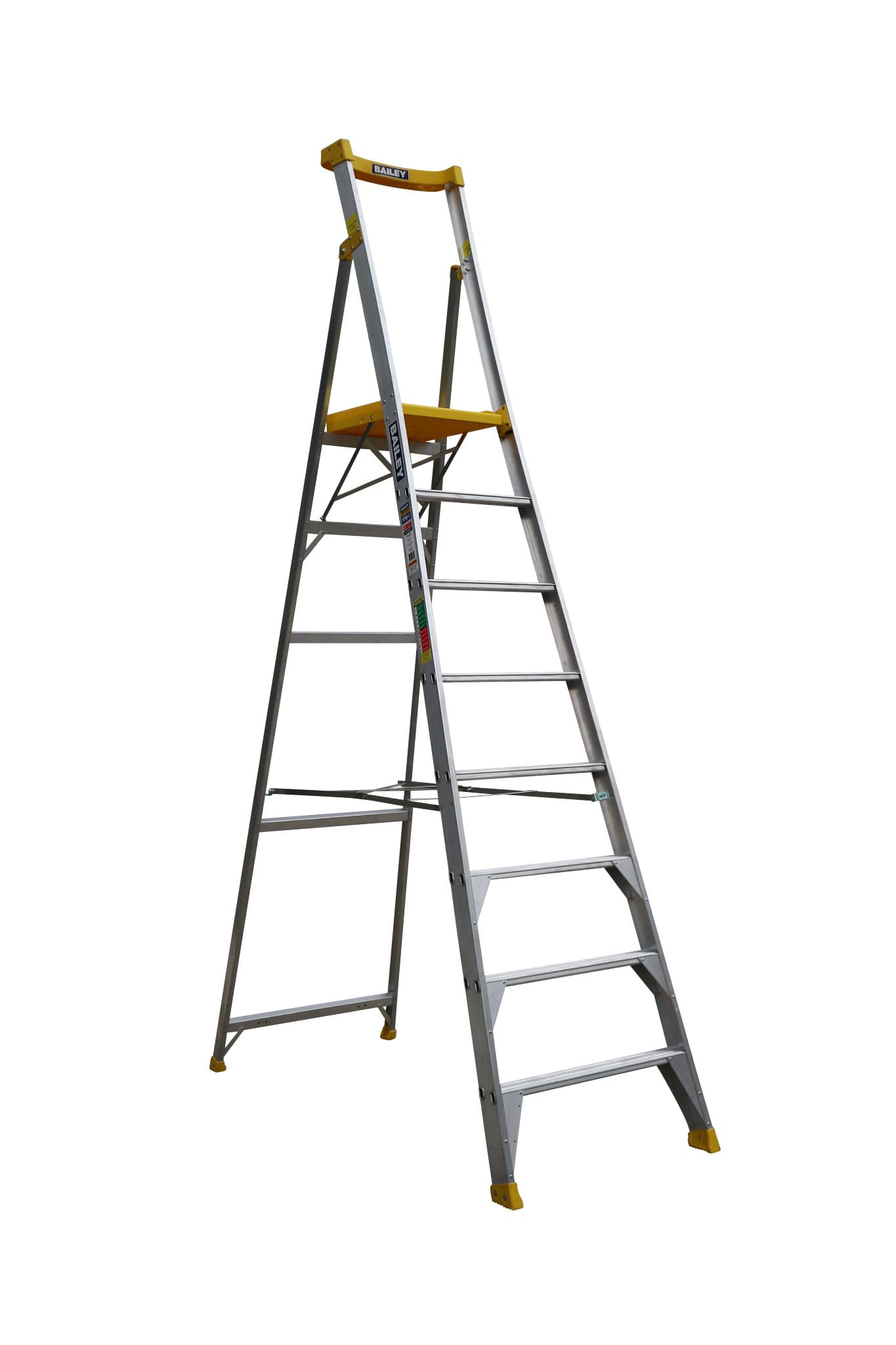 Bailey Ladders Pro Aluminium PFS8 170kg Industrial Punchlock - 2.4m