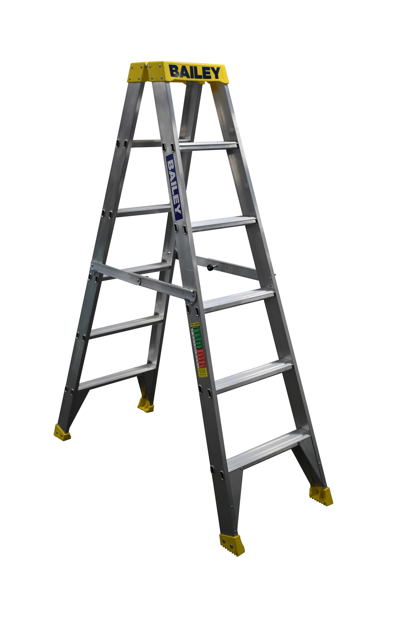 Bailey Ladders Pro Aluminium Double Sided6 150kg Industrial Punchlock - 1.8m