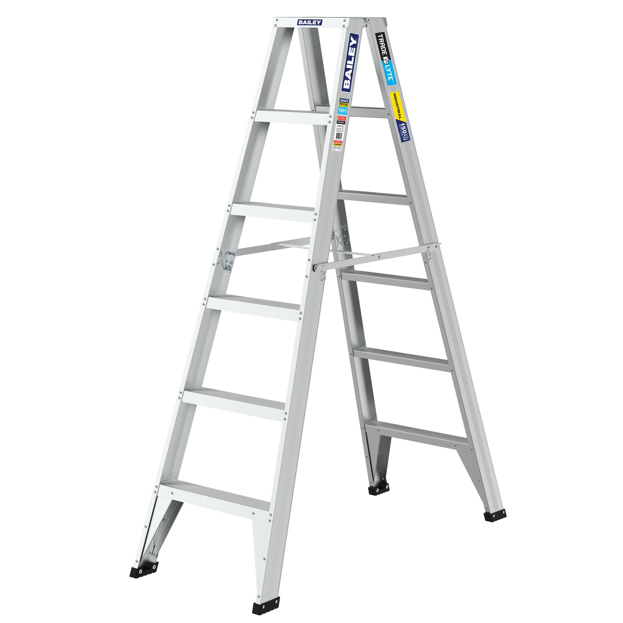 Bailey Ladders Trade Lyte 150kg Aluminium Double Sided 6 1.8m