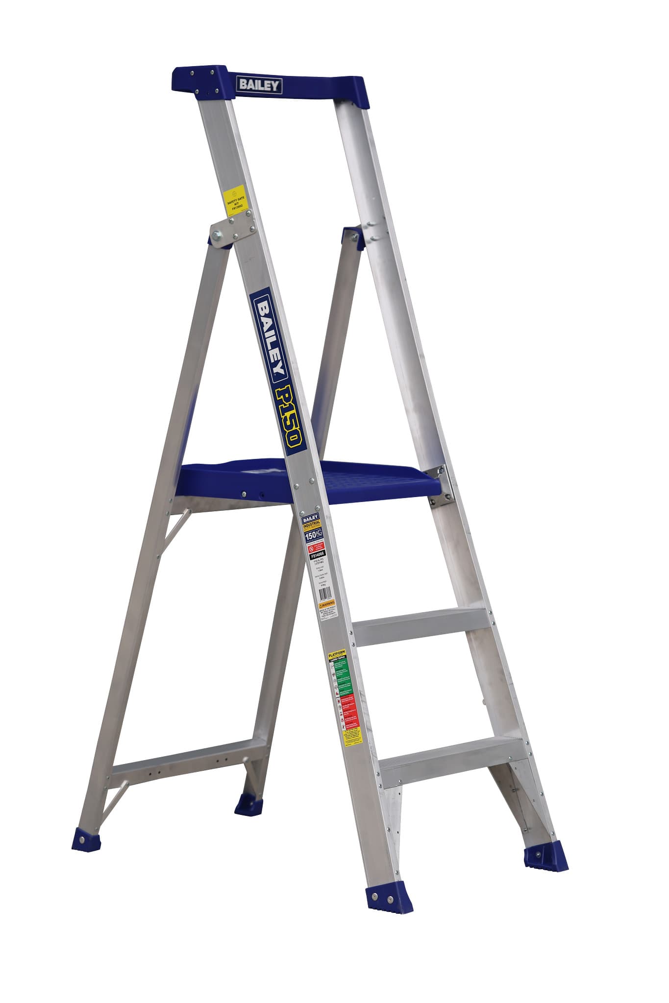 Bailey Ladders Heavy Duty Aluminium P150-3 150kg Industrial Riveted - 0.9m
