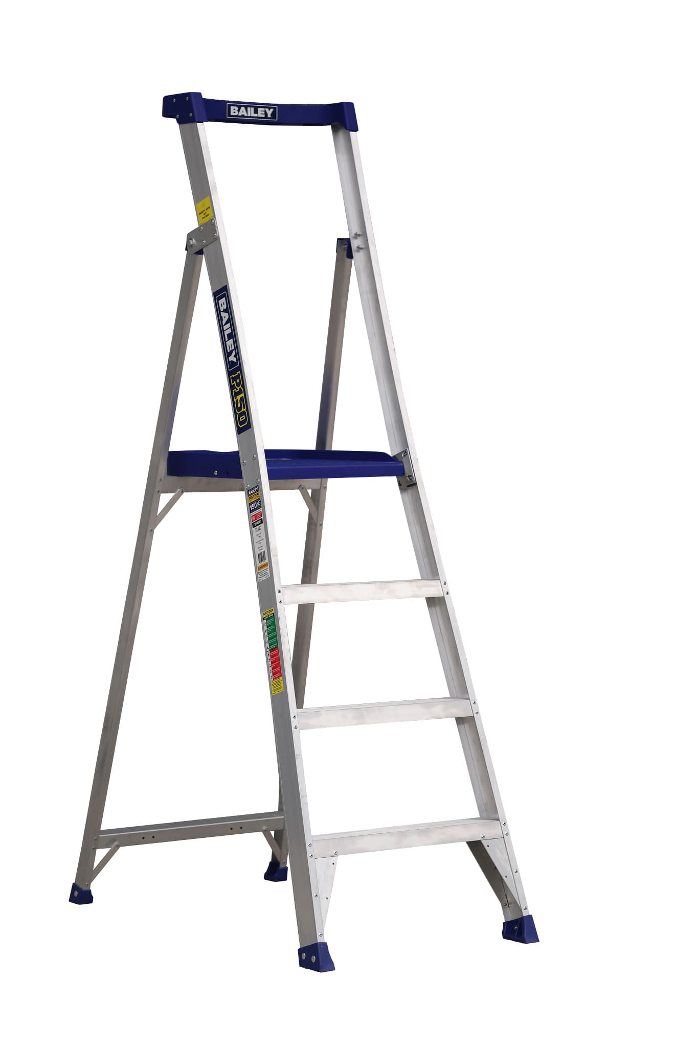 Bailey Ladders Heavy Duty Aluminium P150-4 150kg Industrial Riveted - 1.2m