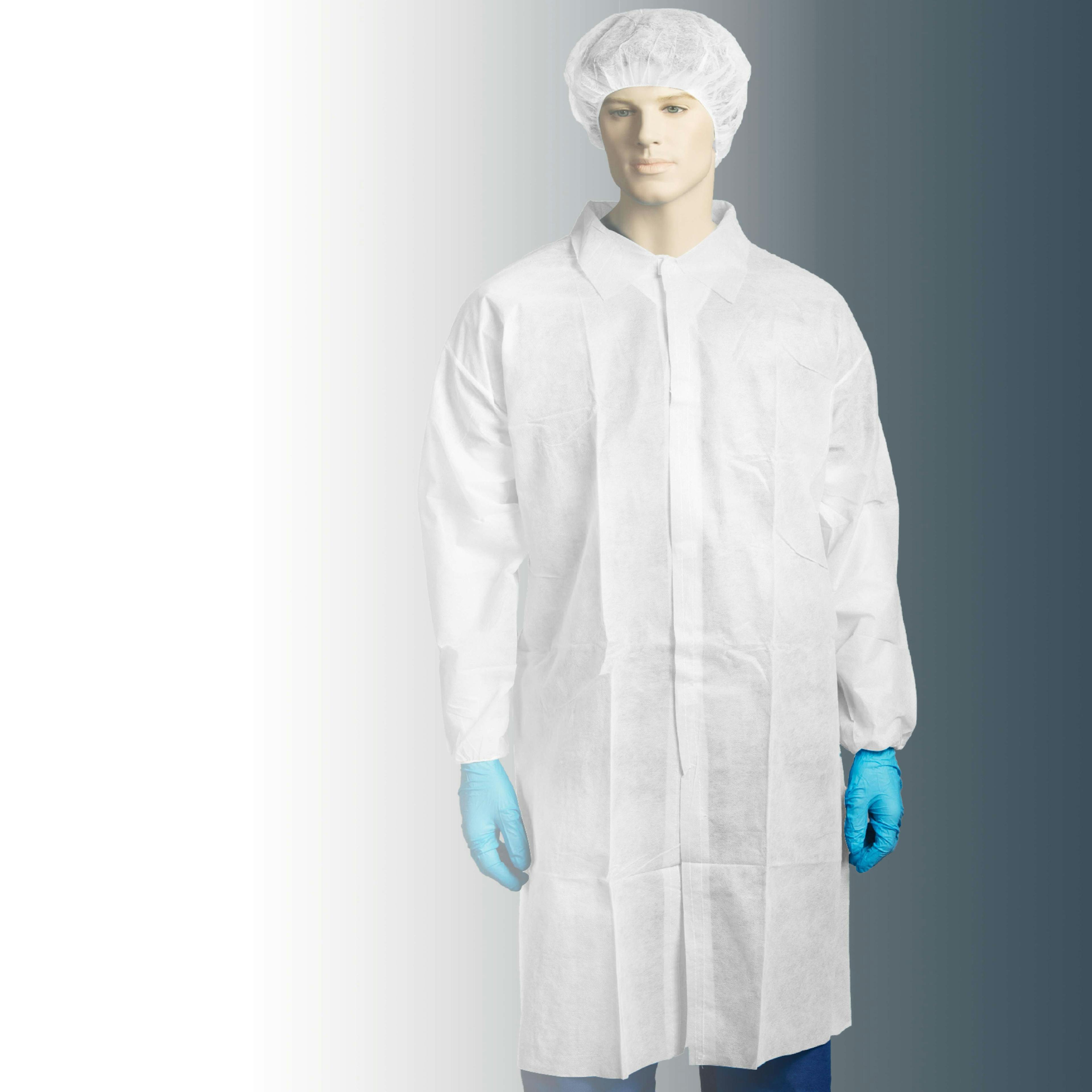 Bastion Polypropylene  Labcoat  -  No Pocket