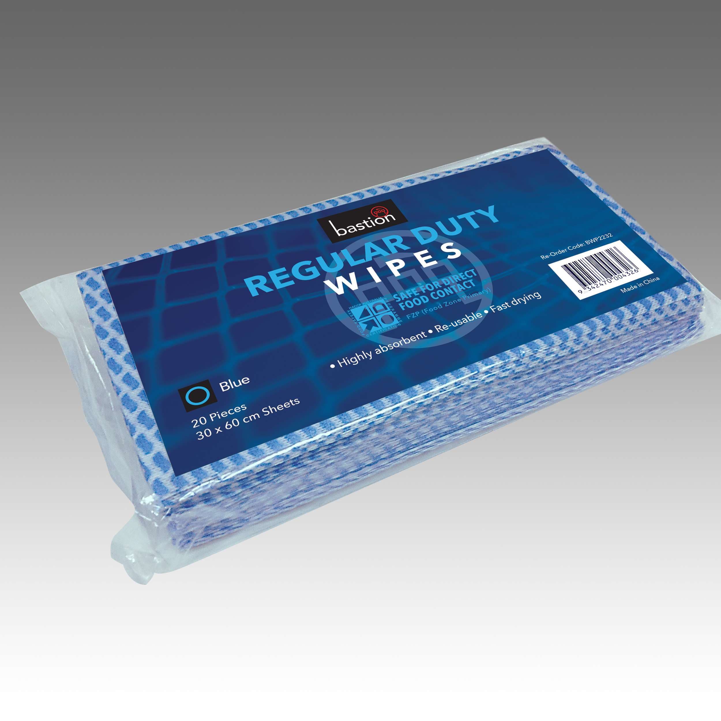 Bastion Regular Duty Wipes - 20 Sheet Packs_0