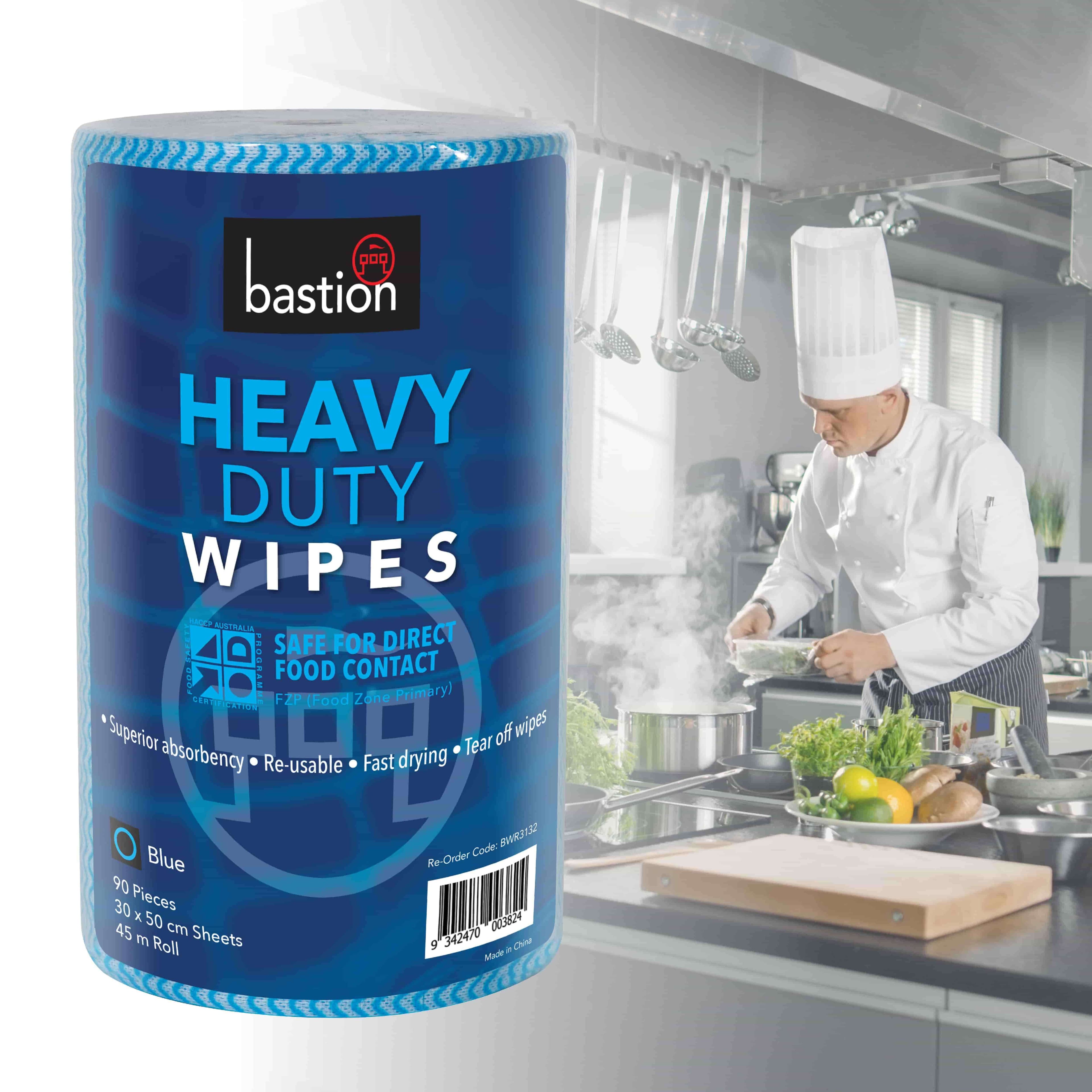 Bastion Heavy  Duty  Wipes  -  Rolls