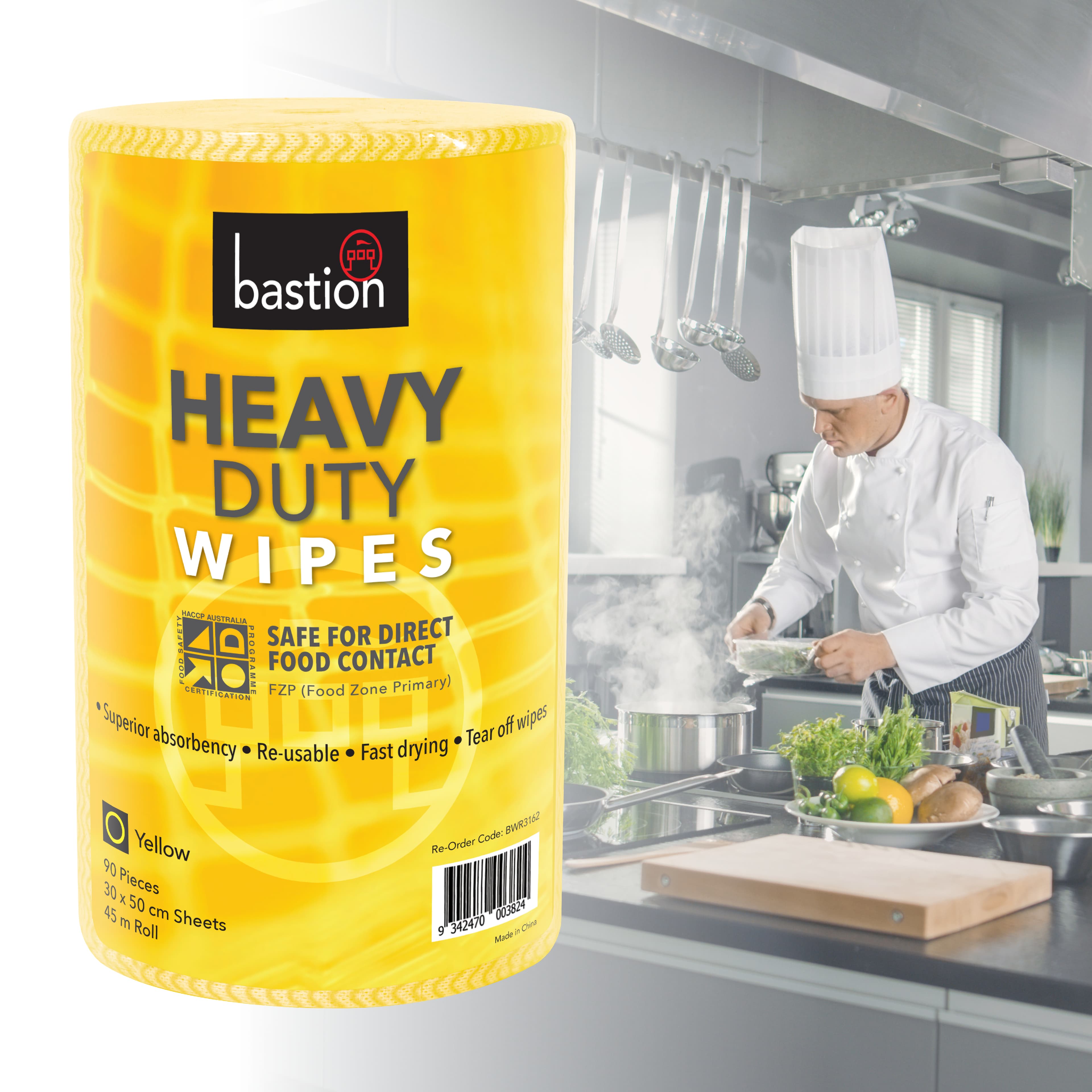 Bastion Heavy  Duty  Wipes  -  Rolls_1